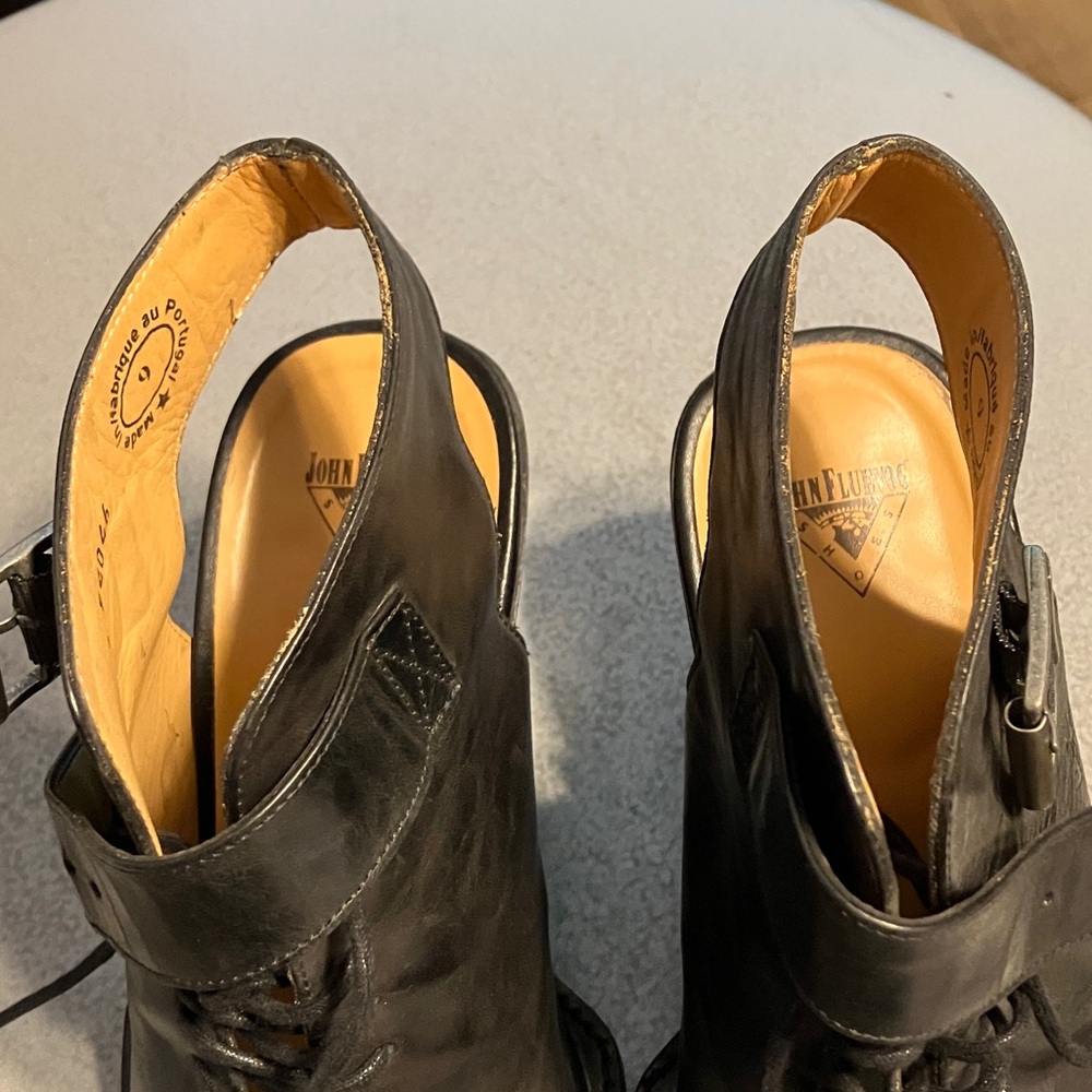 John Fluevog Rockafellah Olimpia Black - Picture 6 of 7